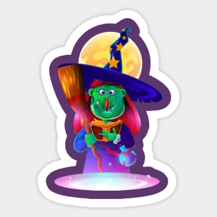 The Nice Witch design Sticker